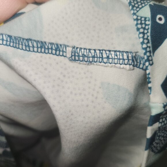 Lands End Womens Fish Print Short Sleeve Dress M Pull Over. 4024 - Picture 4 of 7